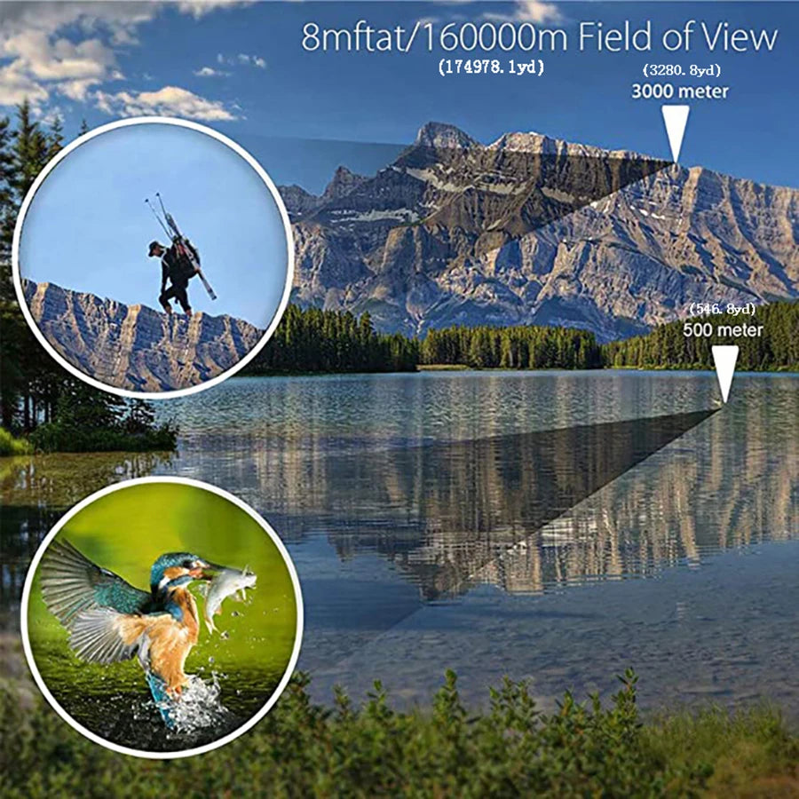 HD Binoculars – 20x50 / 80x80 / 90x90 High-Powered Professional Binoculars for Hunting, Bird Watching, Outdoor Travel, and Sports