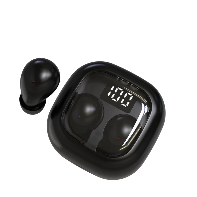 SK Mini Wireless Earbuds – Invisible Bluetooth Headset with Deep Bass Sound | Compact In-Ear Headphones for Sports, Sleep, Work, and Study