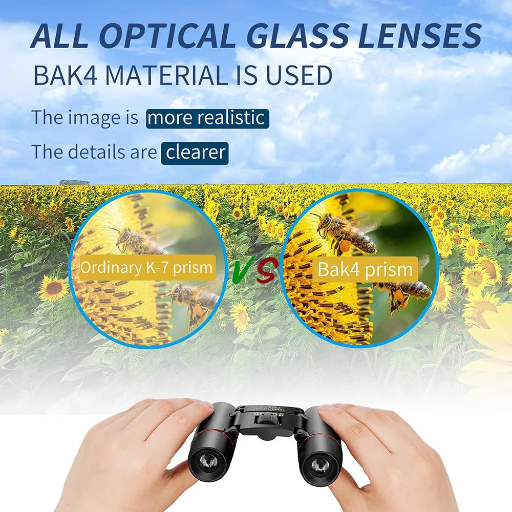 Small Pocket Binoculars Compact Adults Mini Kids Binoculars Boys for Bird Watching Concert Theater Opera Watching Shows Tourism
