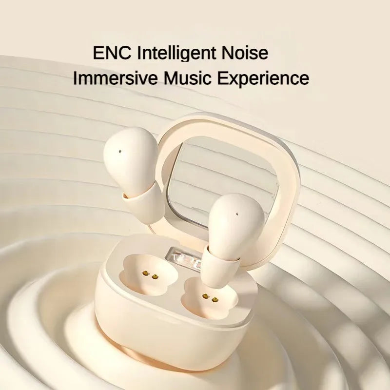SK Mini Wireless Earbuds – Invisible Bluetooth Headset with Deep Bass Sound | Compact In-Ear Headphones for Sports, Sleep, Work, and Study