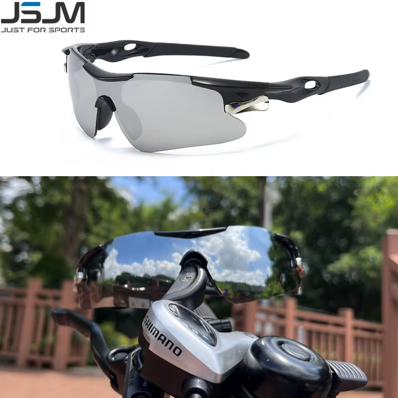 JSJM Outdoor Sunglasses – UV400 Wraparound Sports Eyewear, Men & Women
