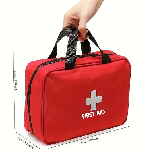 59/186/245PCS Deluxe First Aid Kit with Portable Bag – Outdoor Emergency Medical Kit for Hunting, Hiking, Camping, and Travel