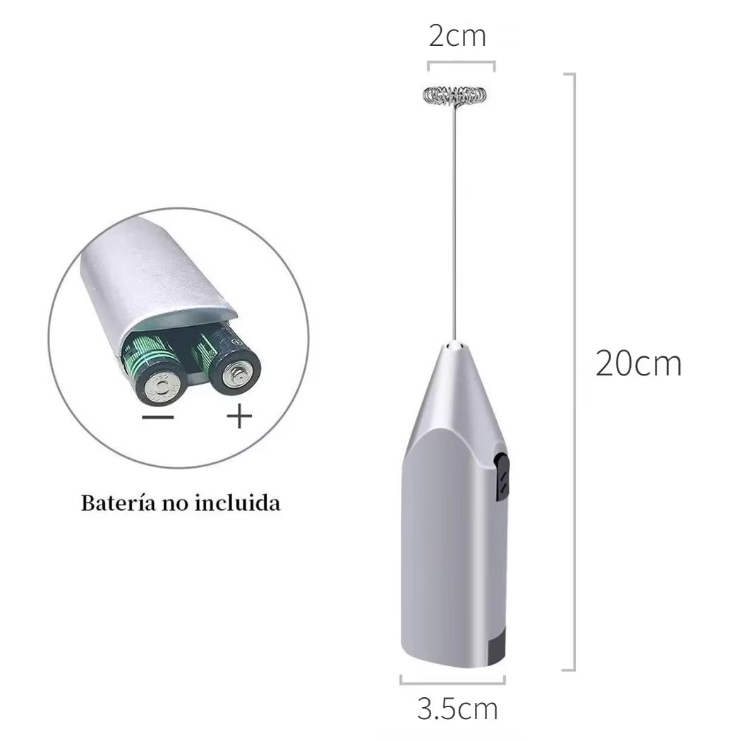 Handheld Stainless Steel Electric Mini Beater & Frother