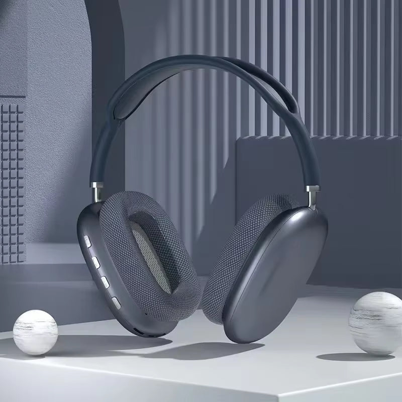 P9 Pro Air Max Wireless Bluetooth 5.1 Headphones – Noise-Cancelling Over-Ear Headset with Microphone for Gaming, Sports & All Smartphones
