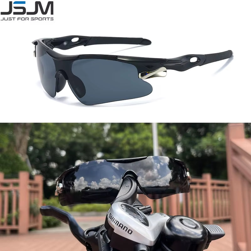 JSJM Outdoor Sunglasses – UV400 Wraparound Sports Eyewear, Men & Women