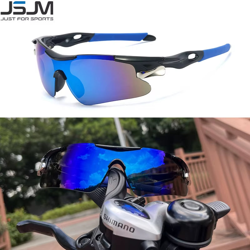 JSJM Outdoor Sunglasses – UV400 Wraparound Sports Eyewear, Men & Women