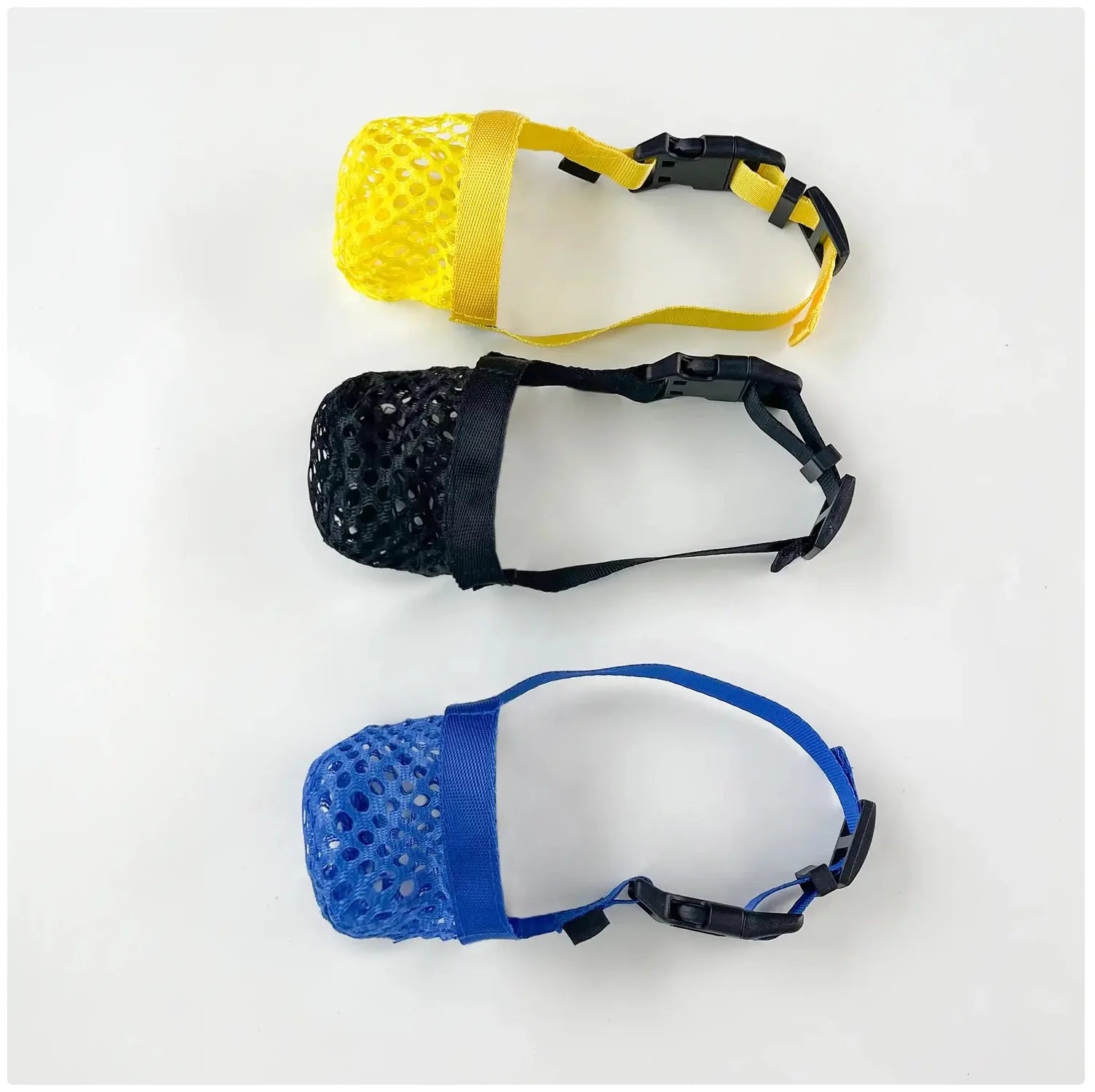 Breathable Mesh Anti-Biting Dog Muzzle – Comfortable, Safe & Adjustable for Small to Large Breeds