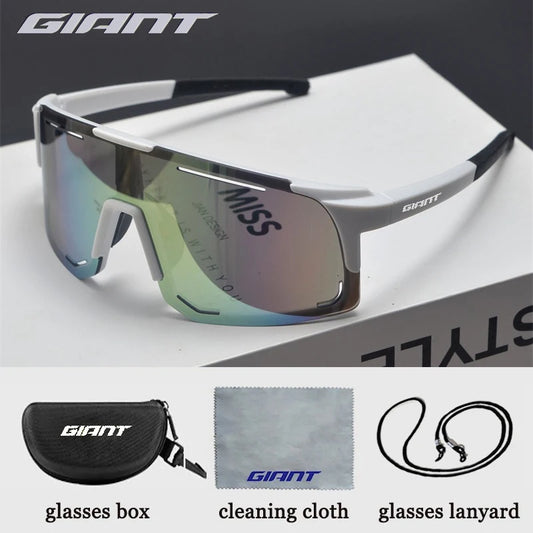Professional-Grade Sports Sunglasses – UV Protection, Anti-Glare, Impact-Resistant Eyewear for Cycling and Fishing with Protective Case