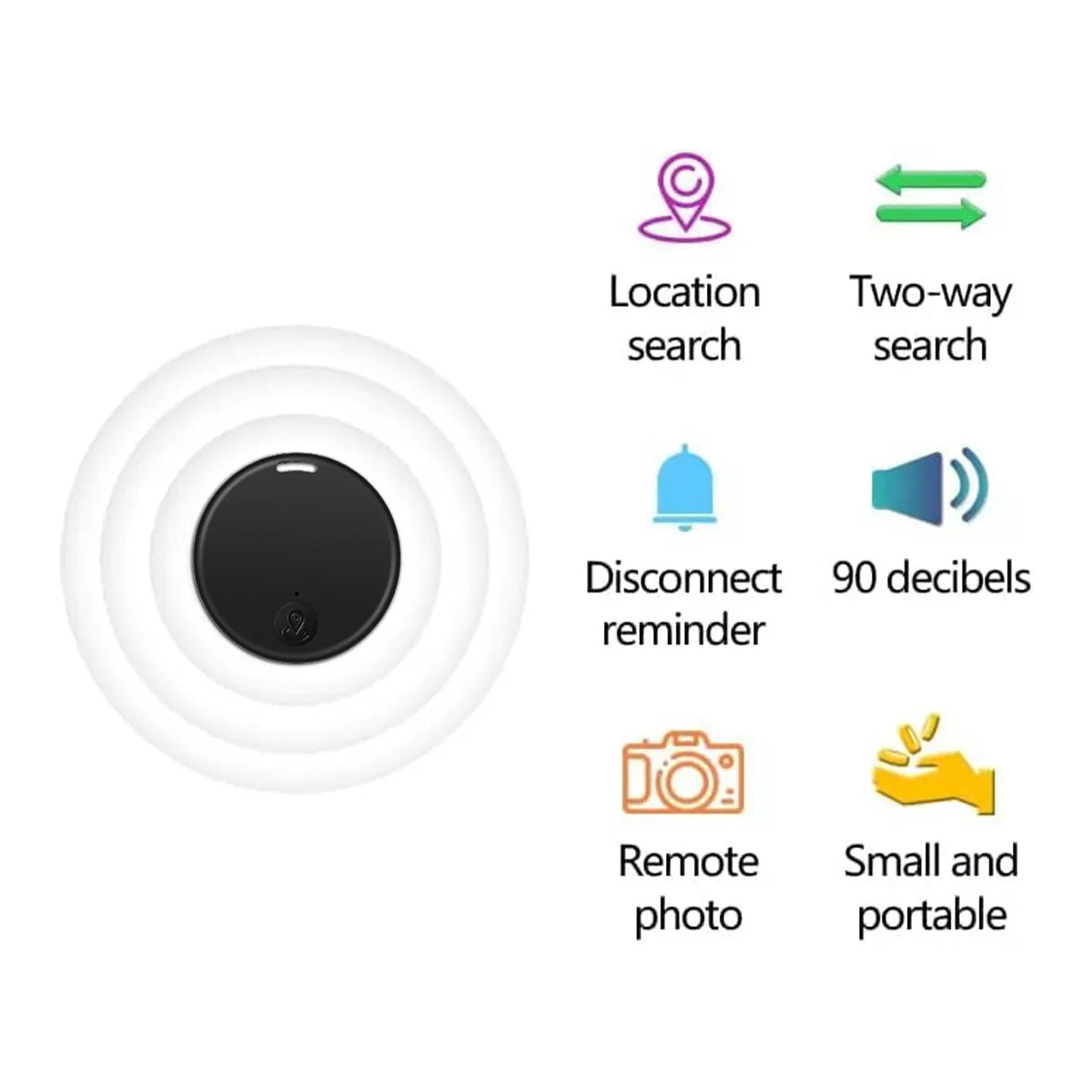 Bluetooth Mini GPS Tracker – Key, Child, Pet & Item Finder Device