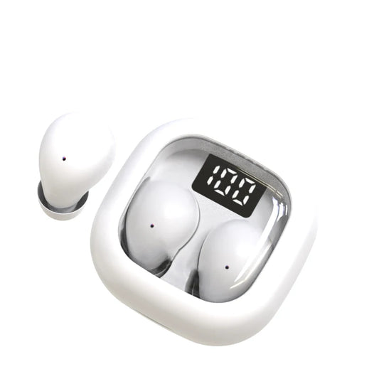 SK Mini Wireless Earbuds – Invisible Bluetooth Headset with Deep Bass Sound | Compact In-Ear Headphones for Sports, Sleep, Work, and Study 