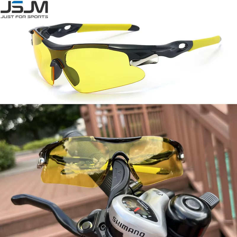 JSJM Outdoor Sunglasses – UV400 Wraparound Sports Eyewear, Men & Women